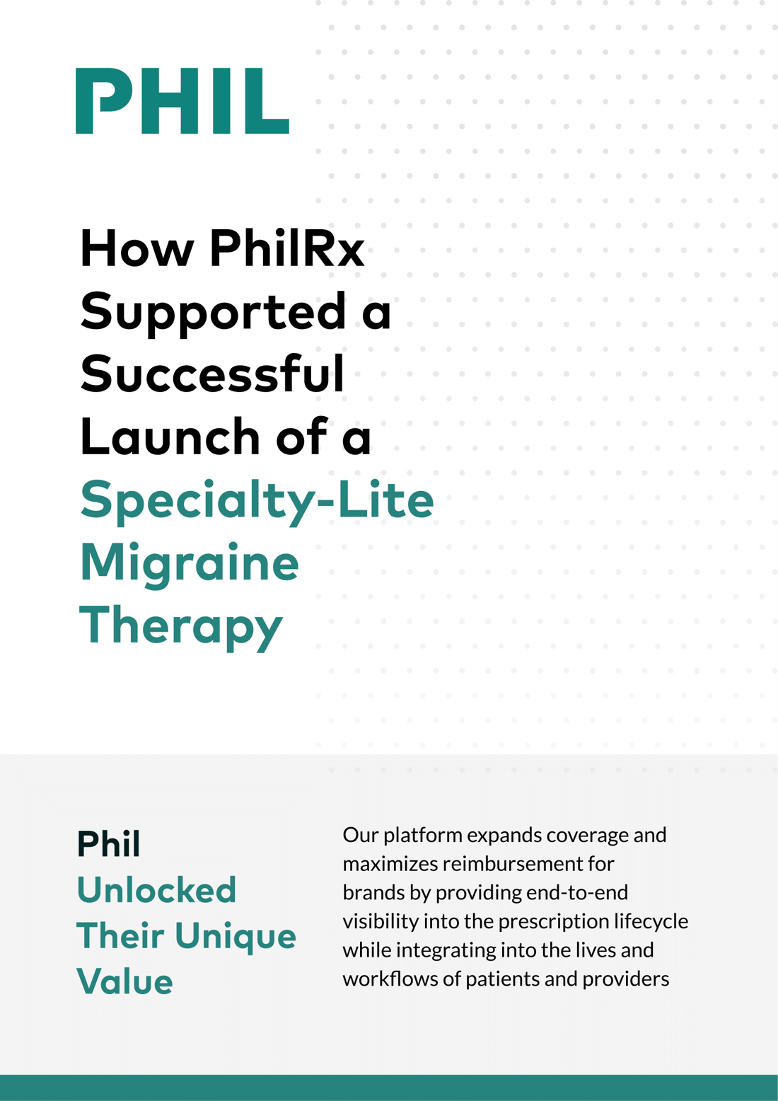 Phil Inc - Migraine - Mid Cycle Case Study - 2023-1 Phil Inc - Migraine - Mid Cycle Case Study - 2023-1