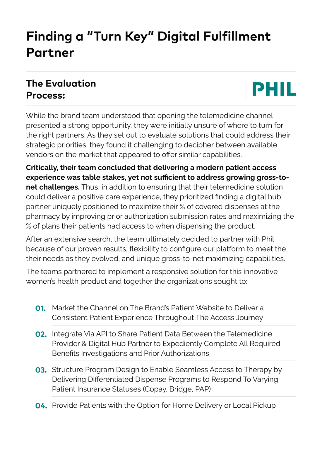 Phil Inc - Telemedicine Case Study - 2023-3 Phil Inc - Telemedicine Case Study - 2023-3
